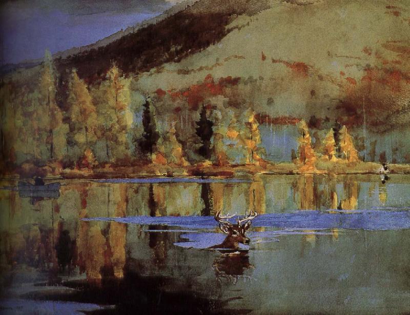 Winslow Homer October days oil painting picture